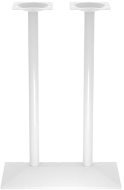 ONPIRA Tischgestell Weiss Modell „München“ in Single, Doppelt oder Stehtisch Variante zur Auswahl (Stehtisch 110cm)