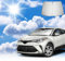 Coleya Parasol para Coche Compatible con Toyota C-HR 2016-2025, CHR Parasol para Parabrisas Delantero de Coche, Accesorios Toyota C-HR Protección Solar, Protección UV, Plegable