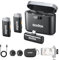 Godox WES 2 KIT2 Lavalier microfono wireless con riduzione del rumore compatibile con tipo C/Android, 1 ricevitore 2 trasmettitori microfoni, adatto per smartphone, tablet per vlogging, live streaming