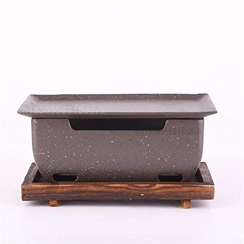Outdoor Outdoor Indoor Barbecue a carbone Quadrato Barbecue Forno Famiglia Barbecue Piastra Yakitori Antiaderente Barbecue Pot Maifanshi Giapponese Barbecue Forno