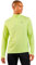 Odlo Herren Laufshirt Langarm Essential Thermal I Sport Shirt Männer Oberteil Midlayer Fitness Sweater, Shadow Lime Melange, XL EU