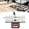 Router Lift Kit, Universal Woodworking Table Base Plate Router with Top Plate Router Lifting Base Slotting Trimming Chamfering Table Top for Engraving, Slotting, Trimming (Black)