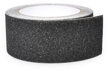 Lunaanda Antirutsch Klebeband Treppe, 5cmx5m Antirutsch Klebeband Streifen mit Selbstklebend, Wasserdicht Anti Slip Tape, Vorbeugung von Stürzen Bei Älteren Menschen und Kindern (Schwarz)