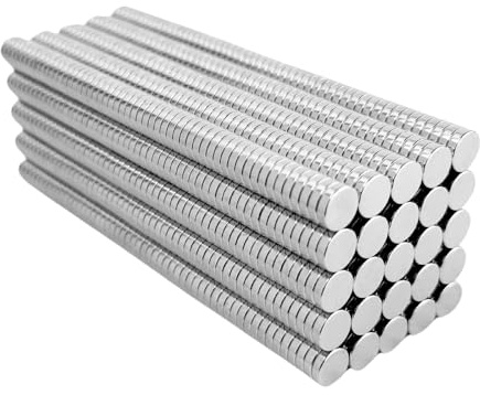 Strong Magnets Neodym Magnet - Rund 8 x 2 mm - 20 Stück - Extra stark, hält bis 800g - Für Magnettafel, Kühlschrank, Whiteboard, Pinnwand, Büro