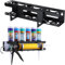 Silicone Tube Storage Holder Caulking Tube and Guns Holder Grease Guns Stand - Wall Mounted Caulking Tools Rack Holds 6 Caulking Tubes and Caulking Nozzle, Organize Storager for Workshop Shop Garage