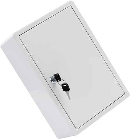 GLEAVI Caja De Leche Montada Pared Cerradura Buzón De Plástico Multiusos para De Productos Lácteos Accesorio De Resistente y Práctico Color