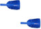 POPETPOP 2 Piezas Azada de Acero al Carbono Herramientas de jardinería Suciedad Pala de jardín para Pala de Mano pequeña Pala Herramienta de jardinería Pala Acero Carbono Azul