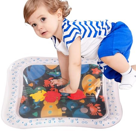Alfombras de Agua - Juguetes de Despertar de motricidad Mat de Caminata con cojín | Agua interactiva Agua Aquatic Awakening Alfombra | Estera de Juego sensorial con Agua para el Desarrollo físico
