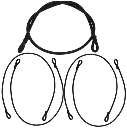 Hohopeti 5 Stück Hochleistungs Bungee Seile Für Trampoline Elastische Zelt Und Planen Befestigungen 6mm x 70cm Wiederverwendbare Gummiseile Für Outdoor Aktivitäten