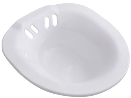 Sitzbad Toiletteneinsatz aus Kunststoff, Faltbar für Sanfte Pflege
