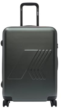 K-Way Trolley aus Polycarbonat, Dunkelgrün, 57 l, 64 x 43 x 25 cm, 4 Rollen, TSA-Schloss