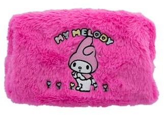 Hello Kitty – Astuccio da toilette – Pelliccia – My Melody – Prodotto ufficiale Sanrio