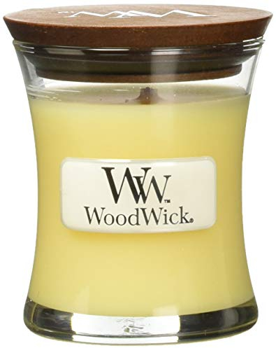 Woodwick Zitronengras und Lily klein Jar Kerze
