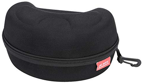 Alomejor Skibrille Case Brillenetui Schwarz mit Reißverschluss für Protect Goggles Sunglasses