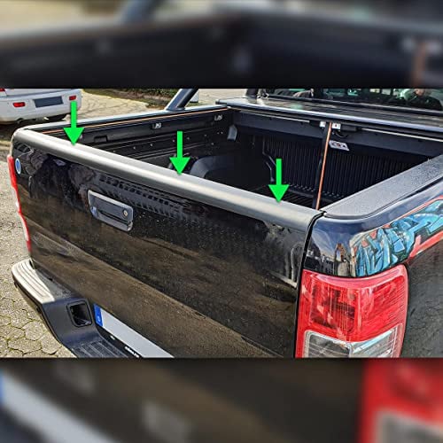 Germansell Ladekantenschutz für die Heckklappe kompatibel mit Ford Ranger und Raptor ab Bj. 2012
