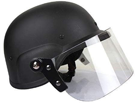 Gocher Tactical SWAT M88 Helm USMC Helm Airsoft Shooting CS Classic Paintball-Schutzhelm mit PC-Schutzbrille-BK