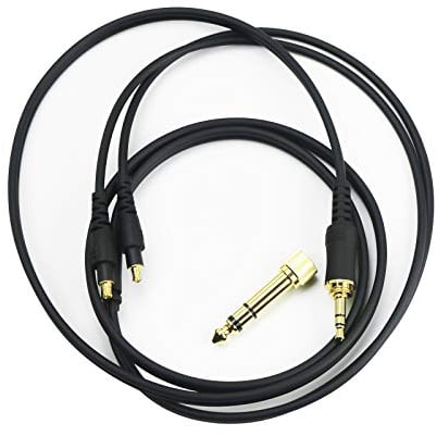 -Audio-Upgrade-Kabel kompatibel mit Audio-Technica ATH-MSR7b, ATH-SR9, ATH-ESW990H, ATH-ES770H, ATH-ADX5000, ATH-AP2000Ti Kopfh枚rern, 1,5 m
