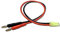 VUNIVERSUM Premium Lipo Akku Ladekabel 2X 4mm Bananenstecker auf 2pin Japan Stecker Kompatibel mit Mini Tamiya Stecker 30cm 14AWG Silikonkabel