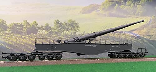 Rivarossi HR S 6534 H0 Militär-Zug K5 grau DR EP II DC limitiert