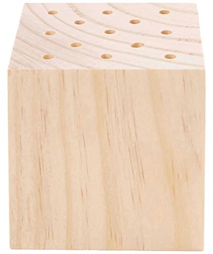 Rico Design Holzständer für Trockenblumen, 8 x 8 x 8 cm