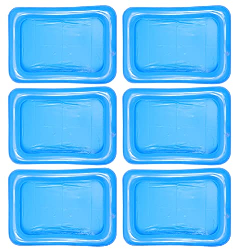 Cabilock Serviertabletts Für Partys Pool 6 Stücke Aufblasbarer Getr?nkehalter Pool Getr?nke Schwimmender Flaschenhalter Bier EIS Picknick Buffet Cooler Bar für Party Getränkewanne