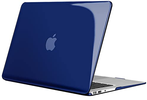 FINTIE Custodia Compatibile con MacBook Air 13 Pollici A1466 / A1369 (Versione 2010-2017) - Rivestimento Gommato Plastica Cover Rigida Duro Caso Compatibile con MacBook Air 13.3, Blu
