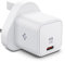 Spigen 27W USB C Super Fast Wall Charger 25W PPS Charger Super Fast Charging Adapter for iPhone 15 14 Pro Max Plus 13 iPad Samsung Galaxy S24 S23 S22 Ultra Fold Flip Steam Deck