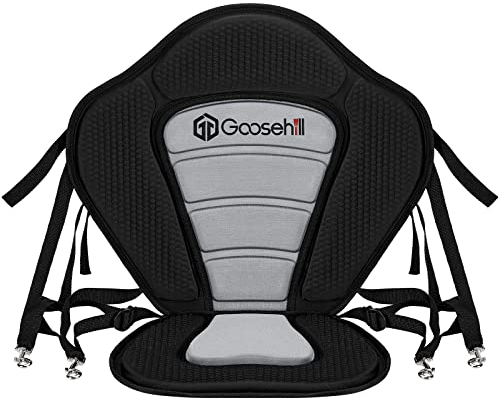 Goosehill SUP Sitz, Abnehmbar Kajak Sitz für Stand Up Paddling Board, Bequeme und Einfache Installation, Vielseitig Anpassbar an SUP, Sit-on-Top-Kajaks, Fischerboote