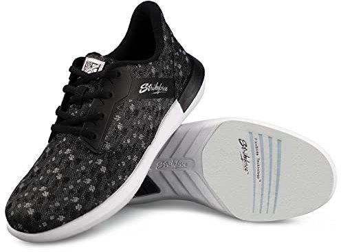 KR Strikeforce Men's Modern Bowling Shoes, Black Crystal, 9
