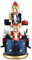 Nussknacker Spieluhr Holz Nussknacker Soldat Spielzeug Handgemachte Nussknacker Figuren Weihnachten Nussknacker Soldaten Aufziehen Spieluhr Weihnachten Spieluhr für Geschenk Wohnkultur (Vintage-Stil)