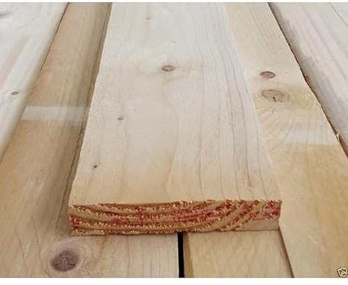TAVOLA Grezza CARPENTERIA in Legno Abete mm 25 x 100 x 2000 - Metri 2