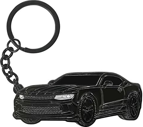 glahorse Chevy Camaro Schlüsselanhänger, Chevy Camaro Zubehör 2010–2020, Pure Black, General purpose