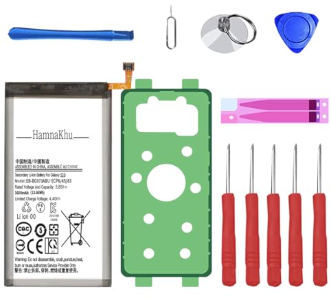 [3600mAh] Akku für Samsung Galaxy S10, Verbesserter 0-Zyklen-Akku EB-BG973ABU Ersatz für Samsung Galaxy S10 SM-G9730 mit kompletten Werkzeugsätzen