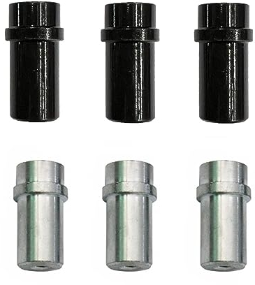 Vleant 6 ugelli sabbiati in ferro (diametro interno 5 mm + 6 mm) testa ugello sabbiatrice per sabbiatrice portatile kit pistola