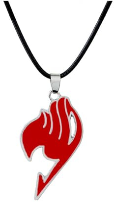 acsewater Anime Peripherie Fairy Tail Logo Halskette Anhänger Anime Anhänger