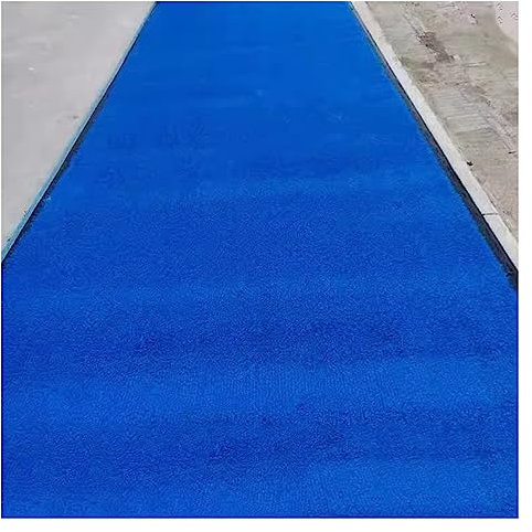 Kunstrasen-Teppich für den Außenbereich, 100 x 150 cm, benutzerdefinierte Größen, Kunstrasenteppich für Spielplätze, Hinterhof-Dekoration, Blau