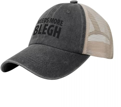 EIILHUED Braucht mehr Blegh Baseballkappe Snap Back Hut Kinder Hut Ball Cap Frau Hüte Herren