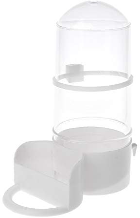 Vogel-Wasserspender zum Aufhängen, automatische Papageienbewässerung, kein Durcheinander für Sittiche, Futterbehälter