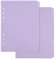 SUPERFINDINGS 2 Set Mit 12 Blättern A5 Register Trennblätter Violette Kunststoff Registerblätter Mit Laschen 6 Ring Registerblätter Trennblätter Mit 6 Laschen Für Planer Und Notizbuch