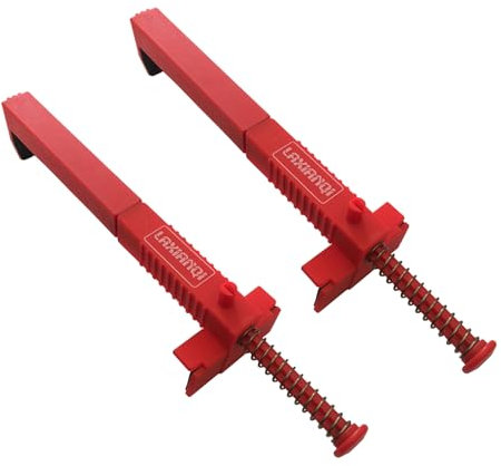 jebyltd 2 x Ziegelschnur-Clips, 20 - 24 cm, Klemmen, Ziegelschnur zum Positionieren von Maurern, Abziehern, Schnurspannern