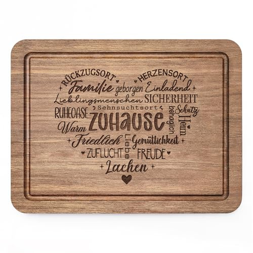 Geschenk Zum Einzug, Einzugsgeschenke-Schneidebrett aus Holz | Einzugsgeschenke Wohnung, Einweihungsgeschenk Haus, Neues Zuhause Geschenk, 29 * 22 * 1.5 CM