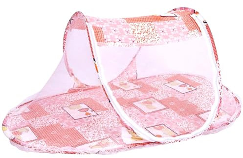 LKNBIF Moustiquaire pour Baby, Respirante Moustiquaire pour Lit de Bébé pour L'Été, bébé Pliable -up Berceau Anti-Bug Tente Maille Net, Portable Nursery Lit Lit Canopy Voyage lit Jouer Shades