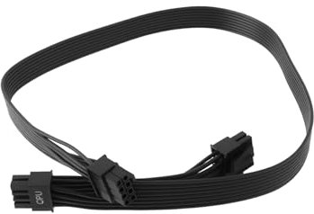 YINETTECH Cavo di alimentazione 18AWG PSU 8 pin maschio a CPU 8 pin (4+4 pin) maschio compatibile con Seasonic PSU modulare