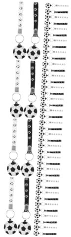 UKCOCO 4 Sätze Fußball Schlüsselanhänger Fußball-partyartikel Fußballschlüsselkette Karikatur Blau Fußball-schlüsselanhänger Schlüsselanhänger Für Sportbälle Funky Metall 12 Stück * 4