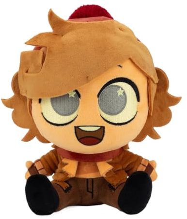 REOZIGN Skipp Stone Plüschtier, sitzende Puppe, 20 cm, Anime-Figur, handgefertigt, Modell Statue, Sammlerstück, Geschenk zum Basteln (Gelb)