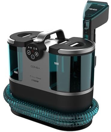 Cecotec Aspirapolvere per Tappezzeria con Cavo - Pulitore Tappezzeria Conga 7000 Carpet&Spot Clean Steam XXL.1700W. Pulizia 3in1. Serbatoio 1600ml acqua pulita e 950ml acqua sporca. Raggio d'azione 7m