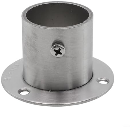 Honseadek Flansch Edelstahl Flanschverbindung Wandanker Wandflansch Rohr Montagehalter für runde Rohre Heimdekoration (32 mm)