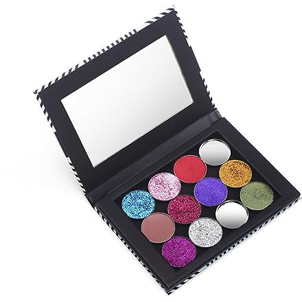 Beaupretty Palette Per Vuota Organizer Cosmetico Bifacciale Ombretti Viaggio e Casa