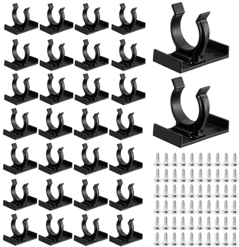 Heavy Duty Kitchen Plinth Clips, 30PCS Kitchen Kick Board Plinth Clips with 30 Screws, Kitchen Plinth Leg Clips & Brackets Kick Board Plastic for Cabinets