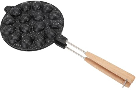 TOPINCN Walnuss Cookie Form Maker Nuss Cookies Maker Cookie -Formplätze 16 Loch Non -Stick Oval Geformtes Keksformbauer für Heimbäckereistil (Typ 1)
